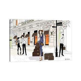 iCanvas "Lilly May Louis Vuitton" by So Loretta Canvas Print - Bed Bath